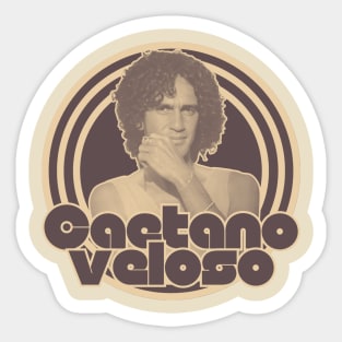 Caetano veloso "vintage" Sticker